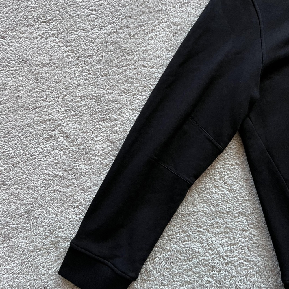 Armani Exchange Icon Logo Sweatshirt Mens XL Black Fleece Crewneck Pullover - Picture 5 of 15